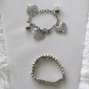 Sterling Silver Bracelets - Set of 2